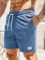 Heren Casual Zomer Shorts met Elastische Tailleband - Harlett