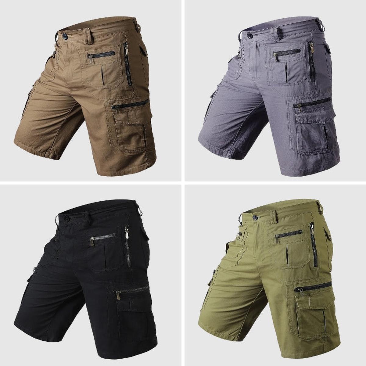 Heren Knielange Multi - Pocket Cargoshorts - Harlett