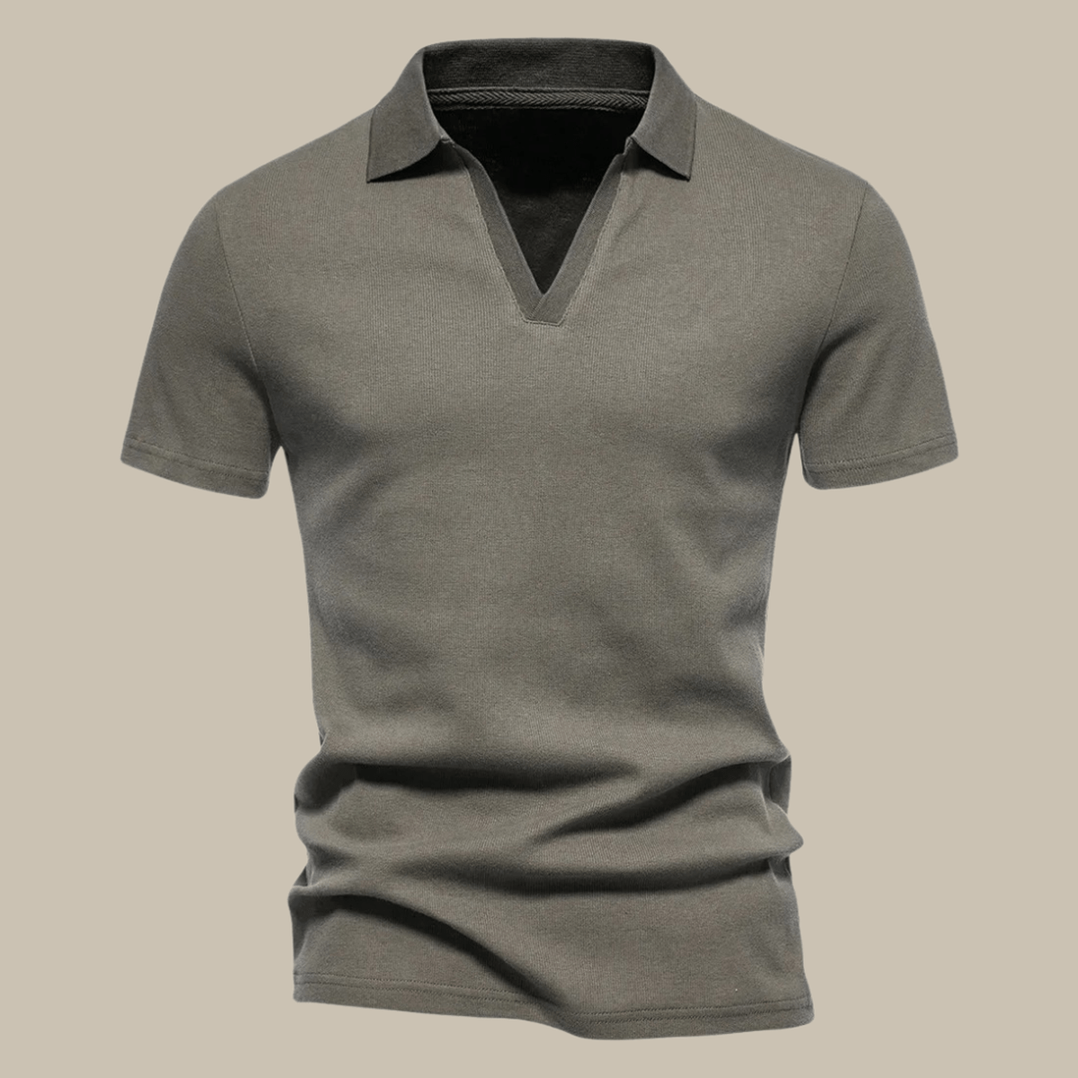 Heren Polo Shirt Korte Mouwen van Merino Wol - Harlett