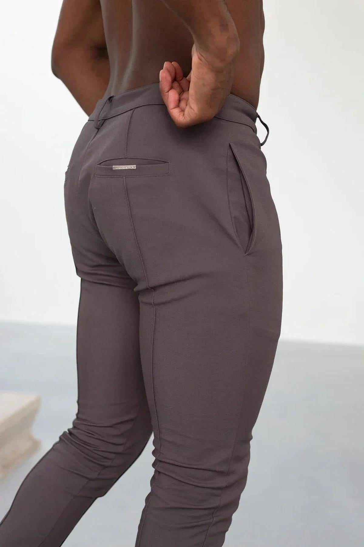 Heren Slim Fit Lange Broeken - Harlett