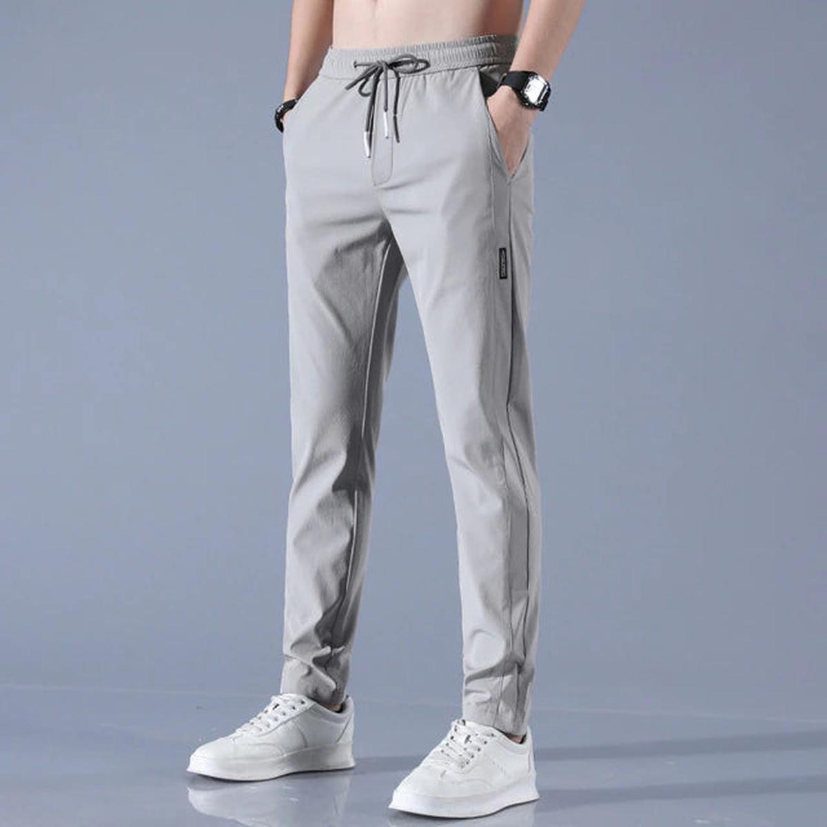 Heren Slim Tapered Joggingbroeken met Zakken - Harlett