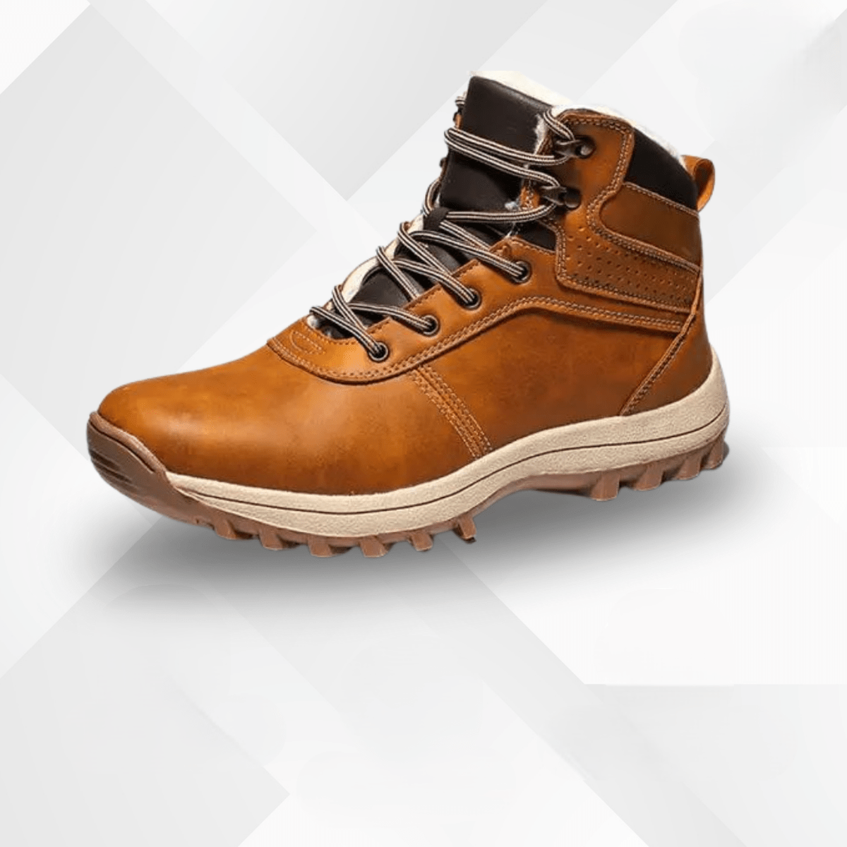 Heren Thermo Winterlaarzen Bontgevoerd Met Brede Leest - Harlett