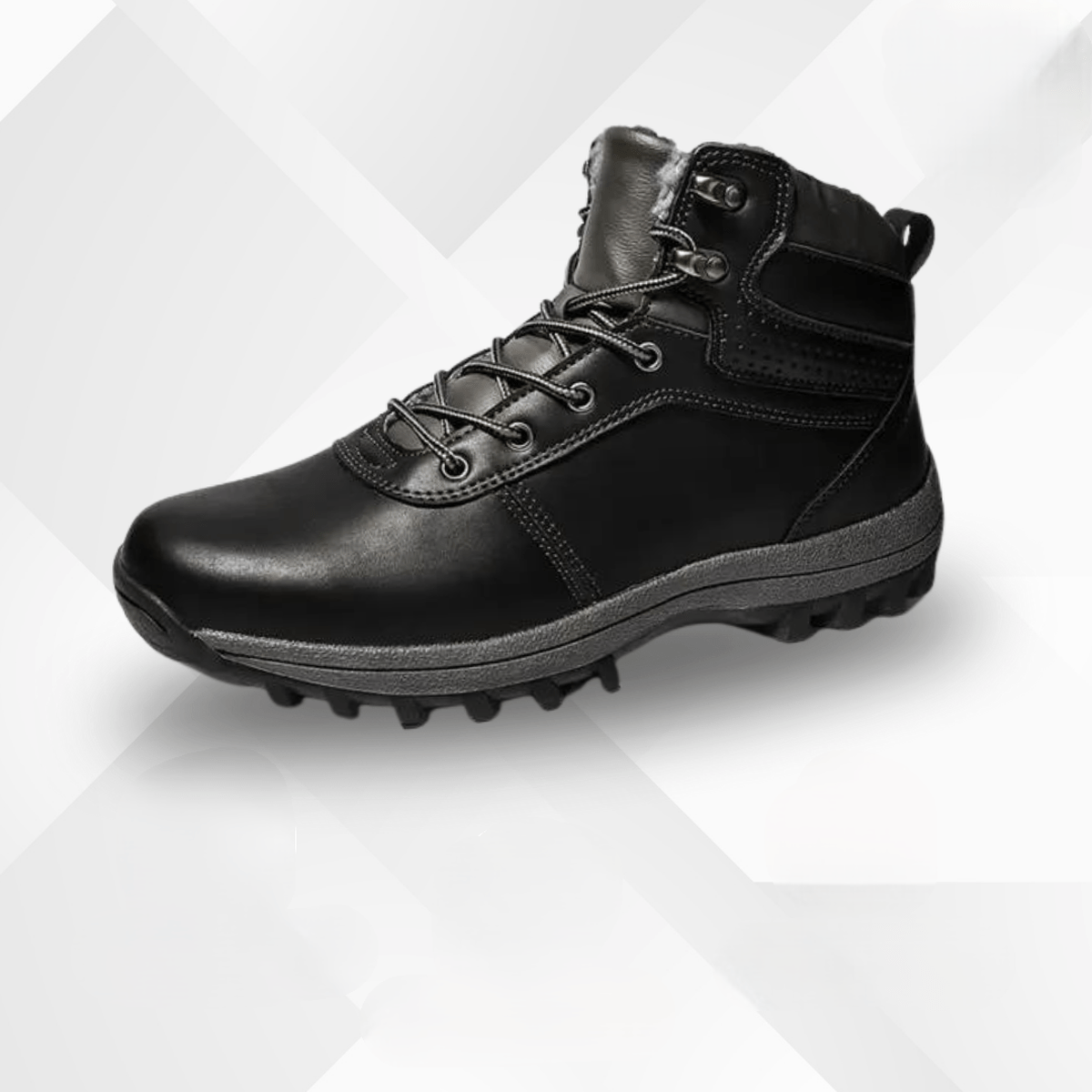 Heren Thermo Winterlaarzen Bontgevoerd Met Brede Leest - Harlett