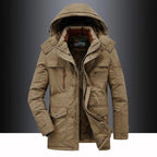 Heren Winter Parka Met Fleece Voering En Nepbont Capuchon - Harlett