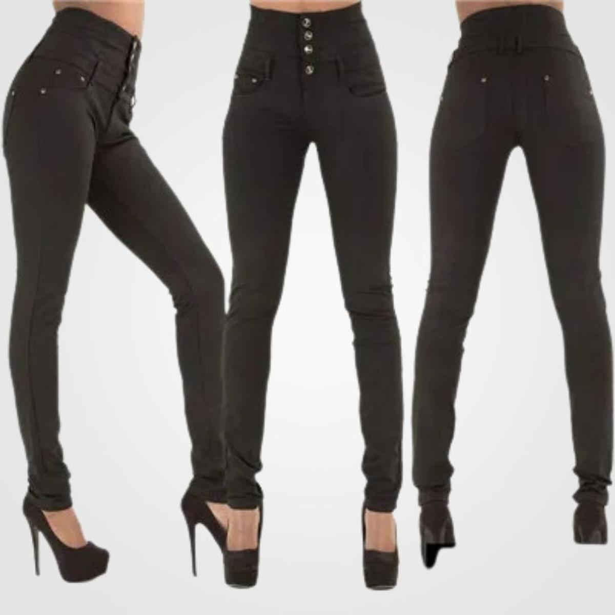 Hoge Taille Comfortabele En Elastische Slim - Fit Jeans - Harlett