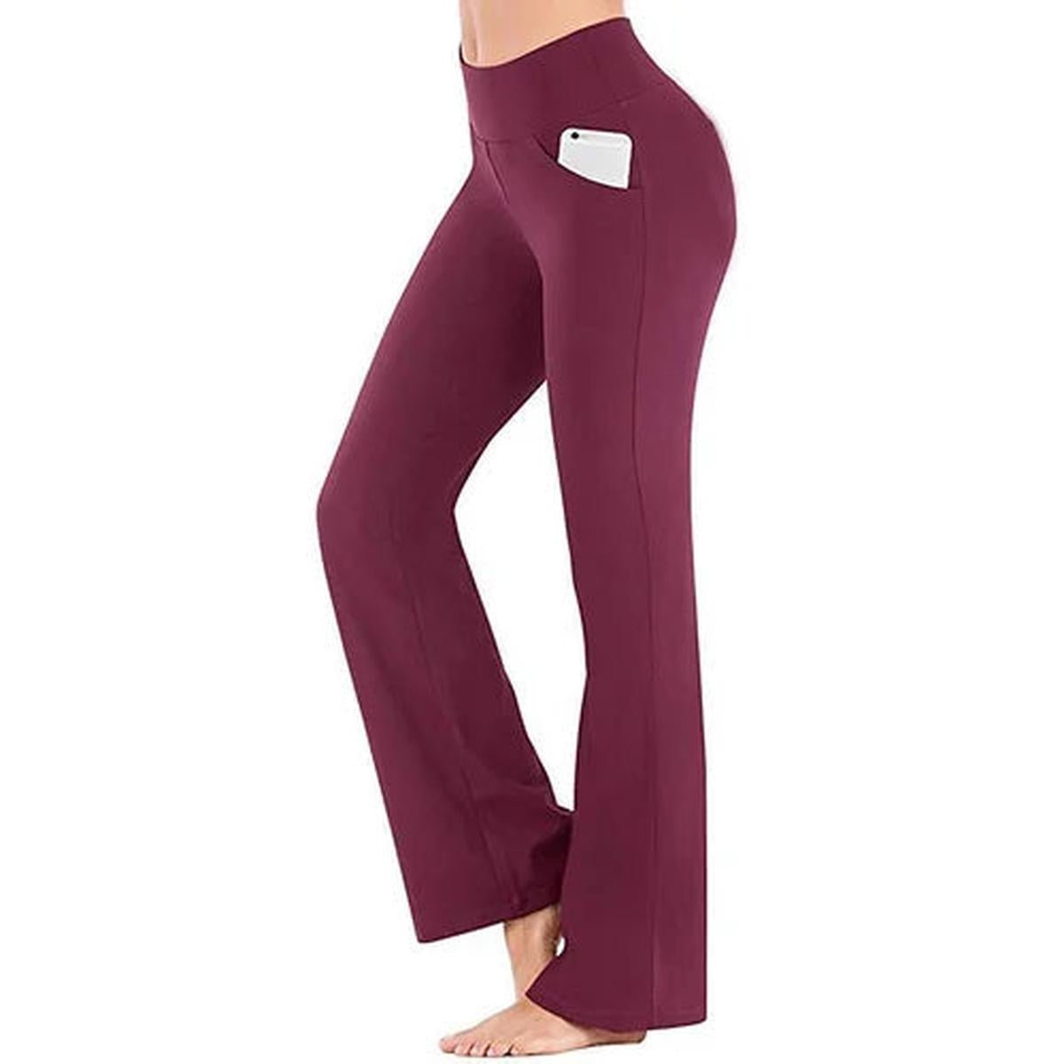Hoge Taille Flaired Yoga Legging Met Zijzak Voor Dames - Harlett