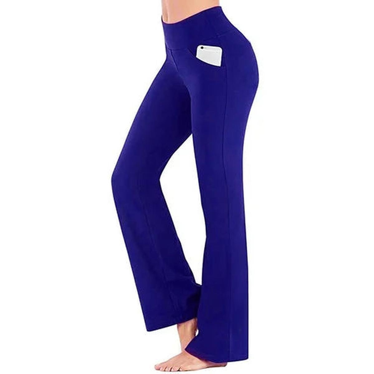 Hoge Taille Flaired Yoga Legging Met Zijzak Voor Dames - Harlett