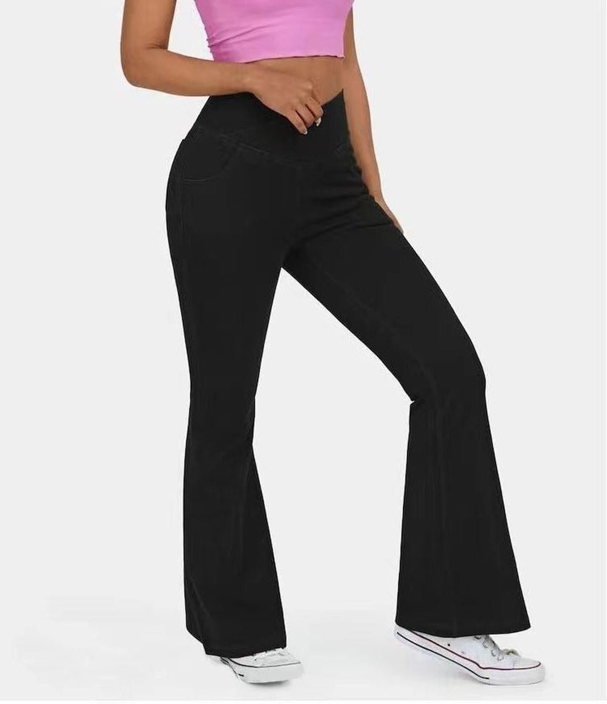 Hoge Taille Flared Stretch Denim Jeans Voor Vrouwen - Harlett