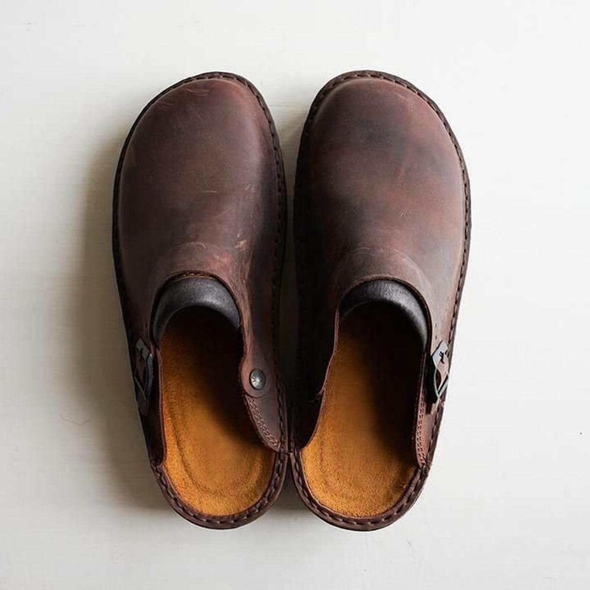 Orthopedische Leren Slippers Met Voetboogondersteuning En Gevoerde Zolen - Harlett
