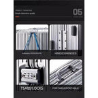 Premium Aluminium - Magnesium Harde Koffer Met 360° Spinner Wielen - Harlett