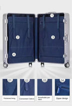 Premium Aluminium - Magnesium Harde Koffer Met 360° Spinner Wielen - Harlett