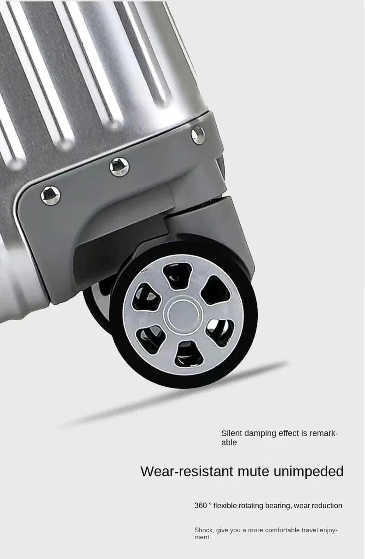 Premium Aluminium - Magnesium Harde Koffer Met 360° Spinner Wielen - Harlett