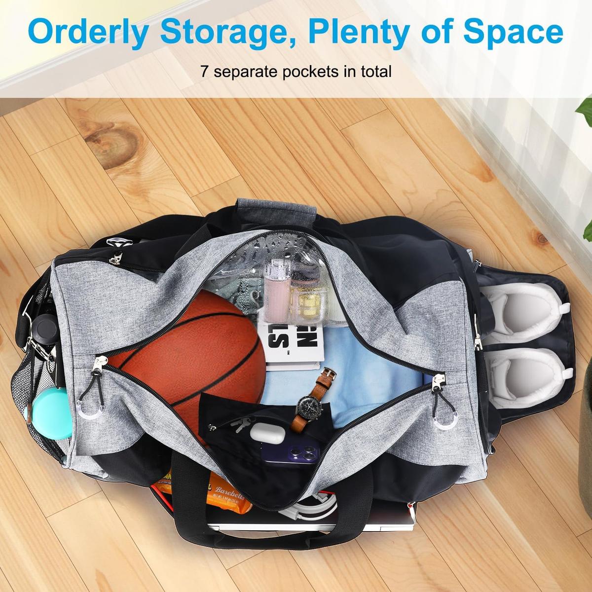 Sporttas Met Schoencompartiment En Waterdicht Vak - Harlett