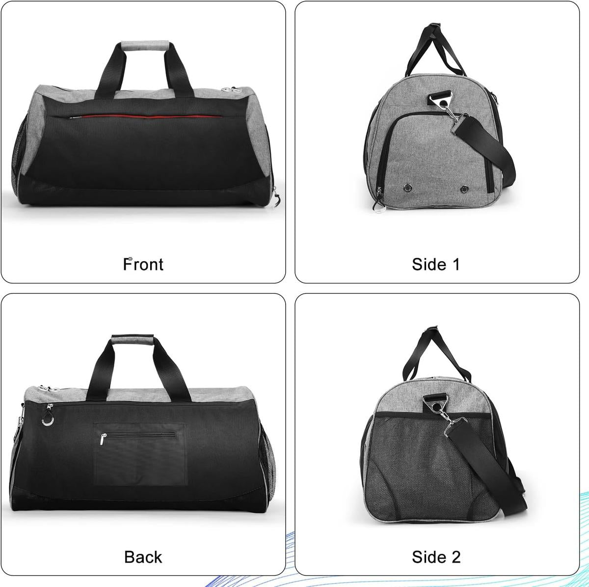 Sporttas Met Schoencompartiment En Waterdicht Vak - Harlett