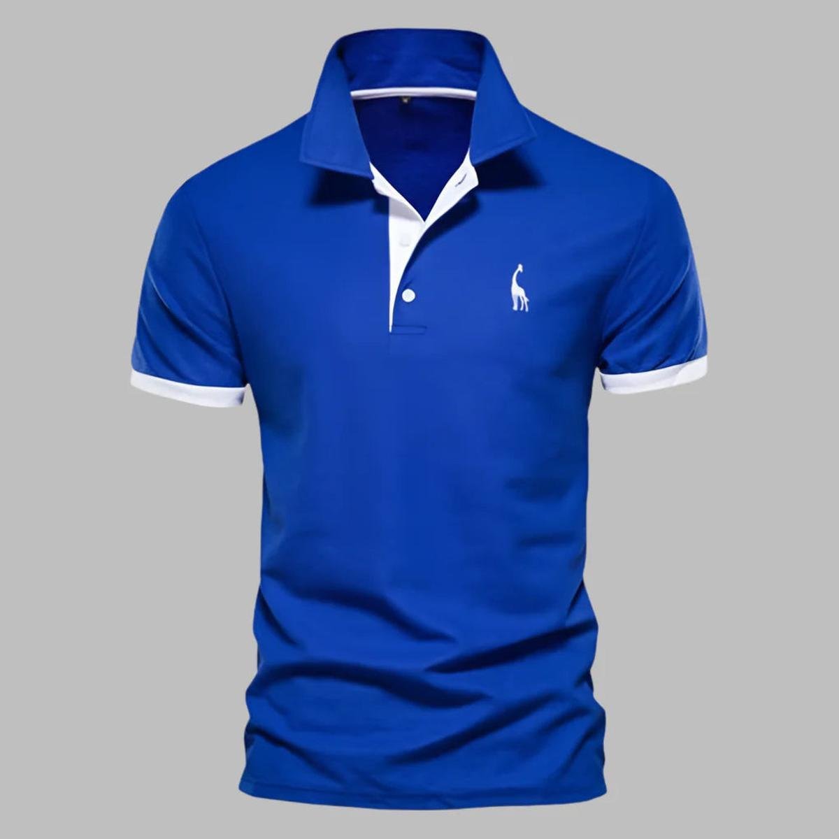 Verfijnd Heren Polo Shirt Met Gestructureerde Kraag En Tailored Fit - Harlett