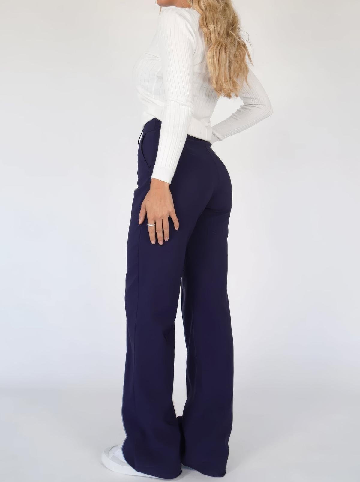 Wijde Pantalon Voor Vrouwen Stijlvolle En Comfortabele Casual Broek - Harlett