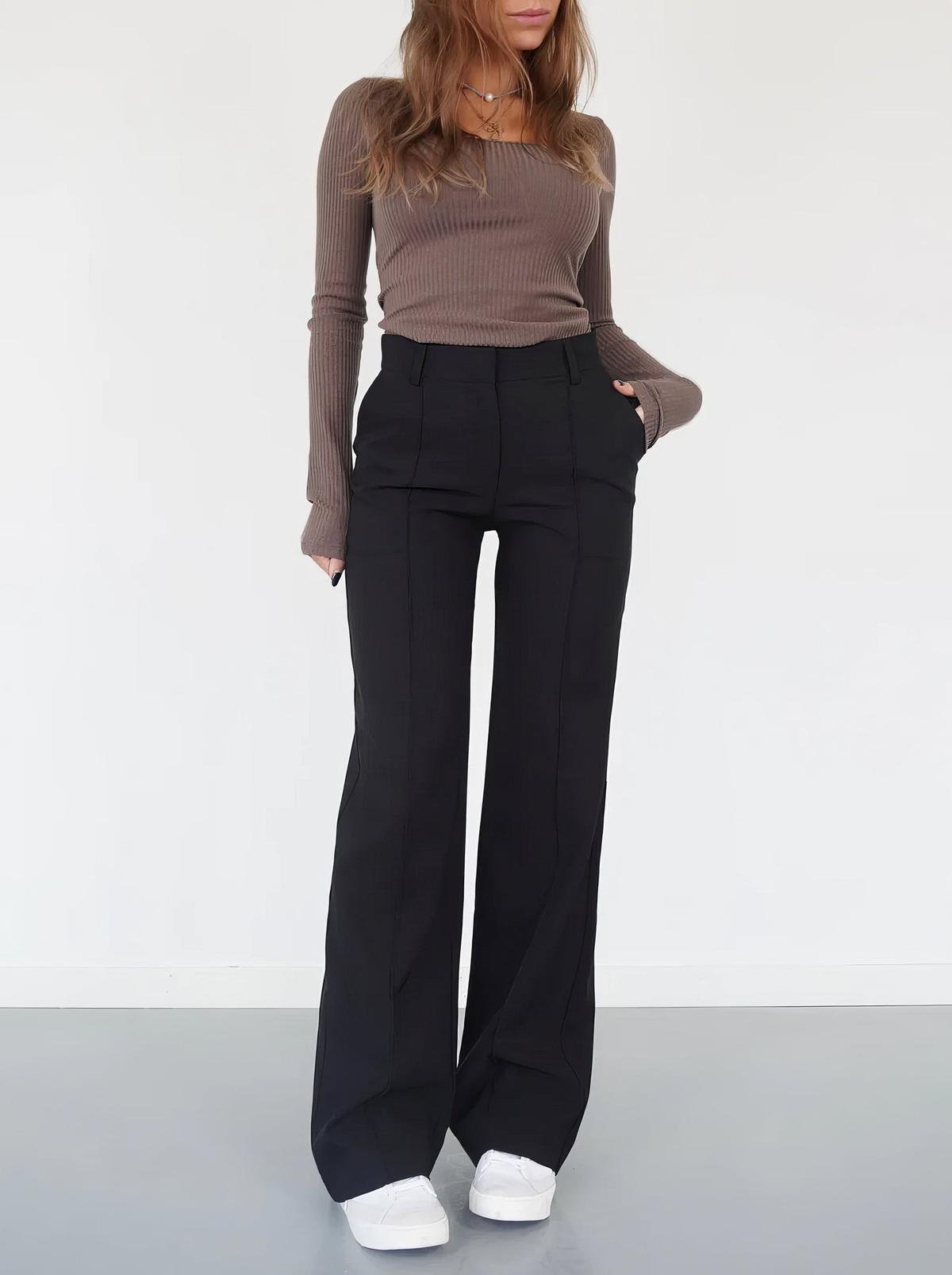 Wijde Pantalon Voor Vrouwen Stijlvolle En Comfortabele Casual Broek - Harlett