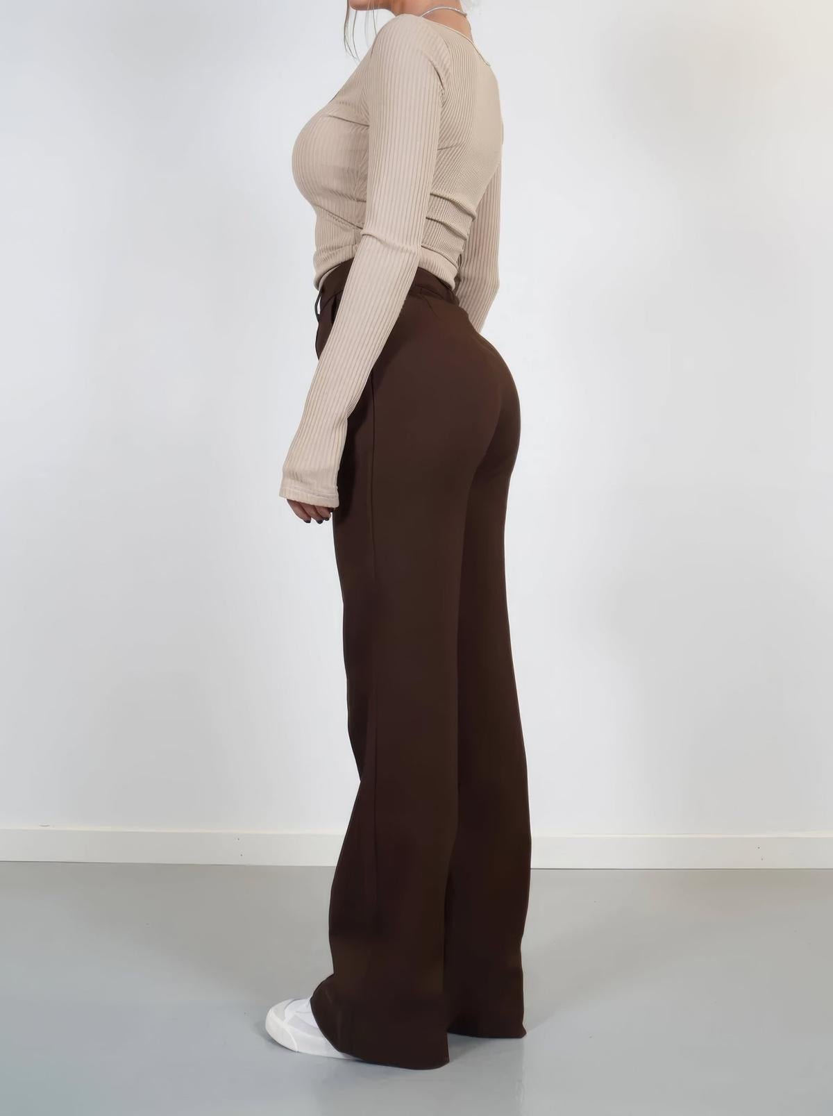 Wijde Pantalon Voor Vrouwen Stijlvolle En Comfortabele Casual Broek - Harlett