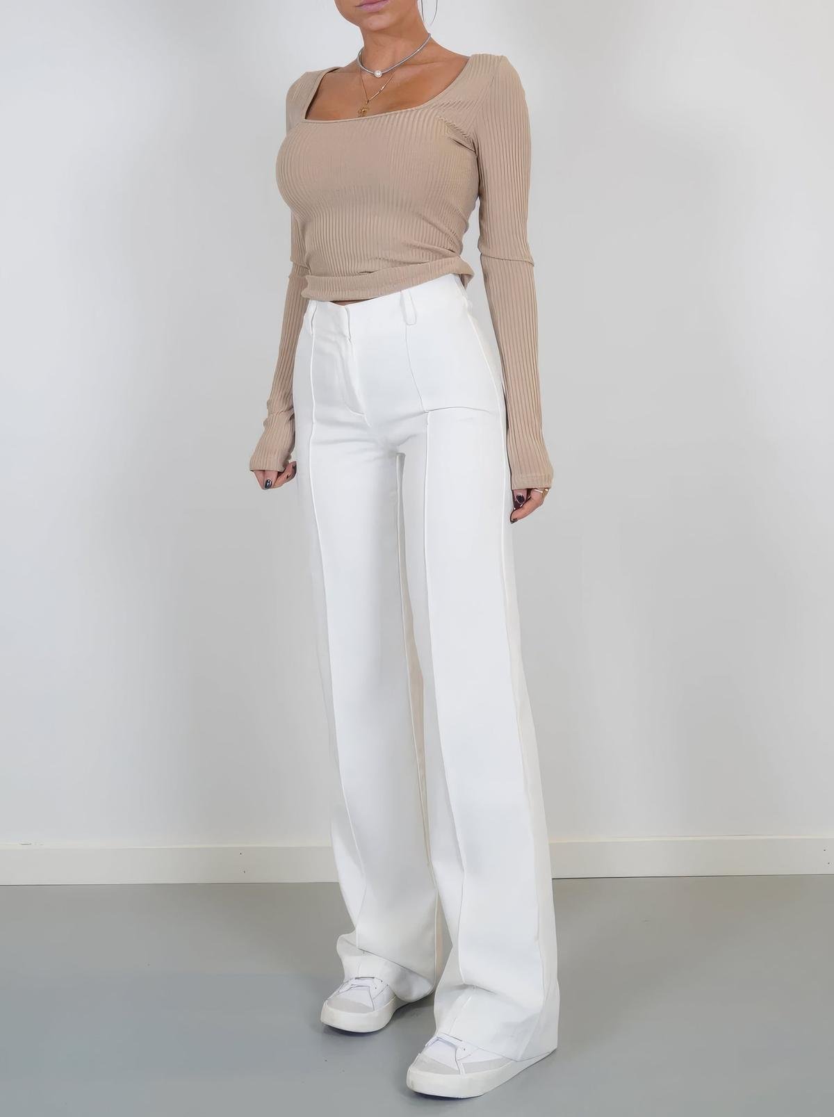 Wijde Pantalon Voor Vrouwen Stijlvolle En Comfortabele Casual Broek - Harlett
