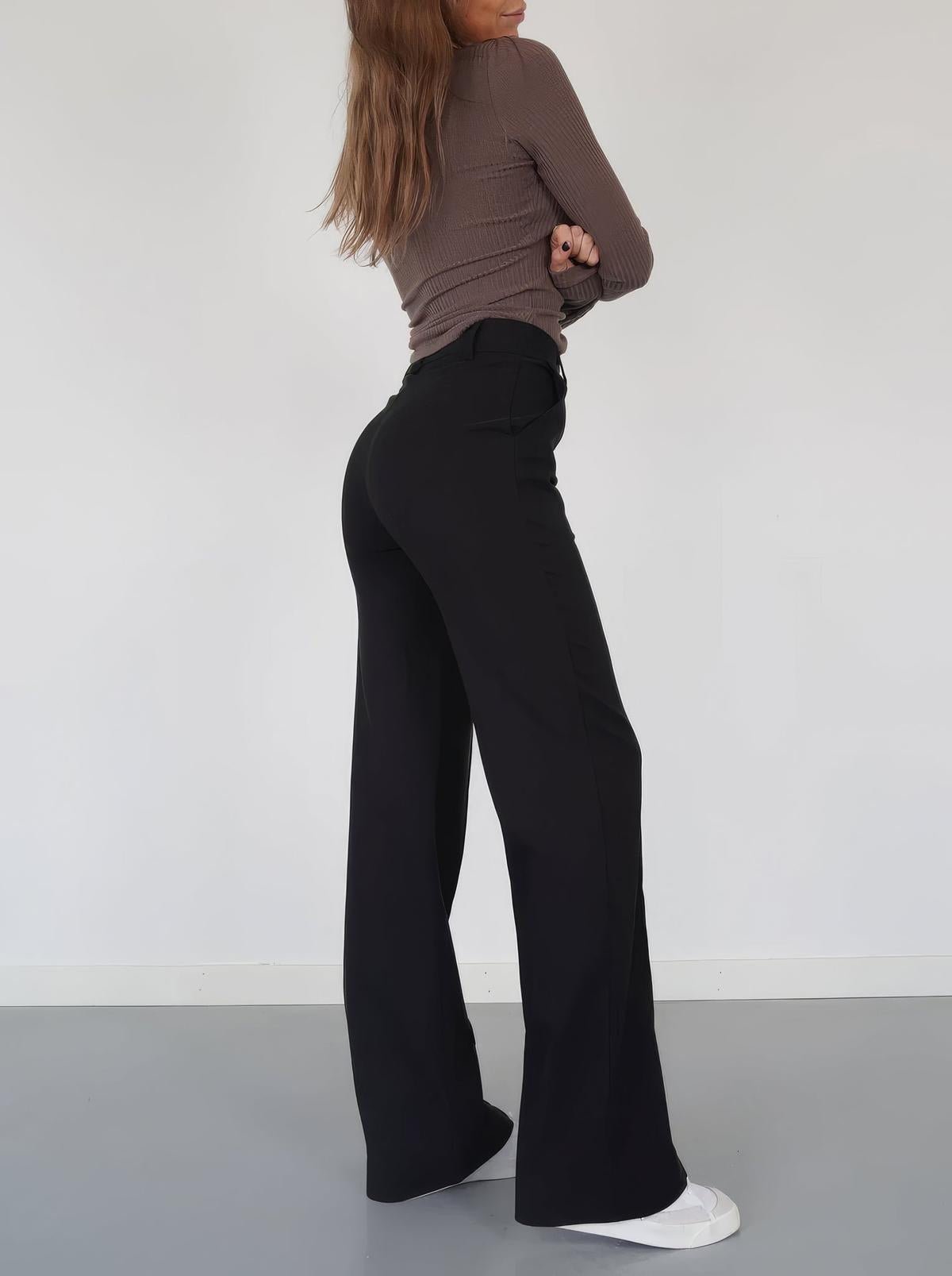 Wijde Pantalon Voor Vrouwen Stijlvolle En Comfortabele Casual Broek - Harlett