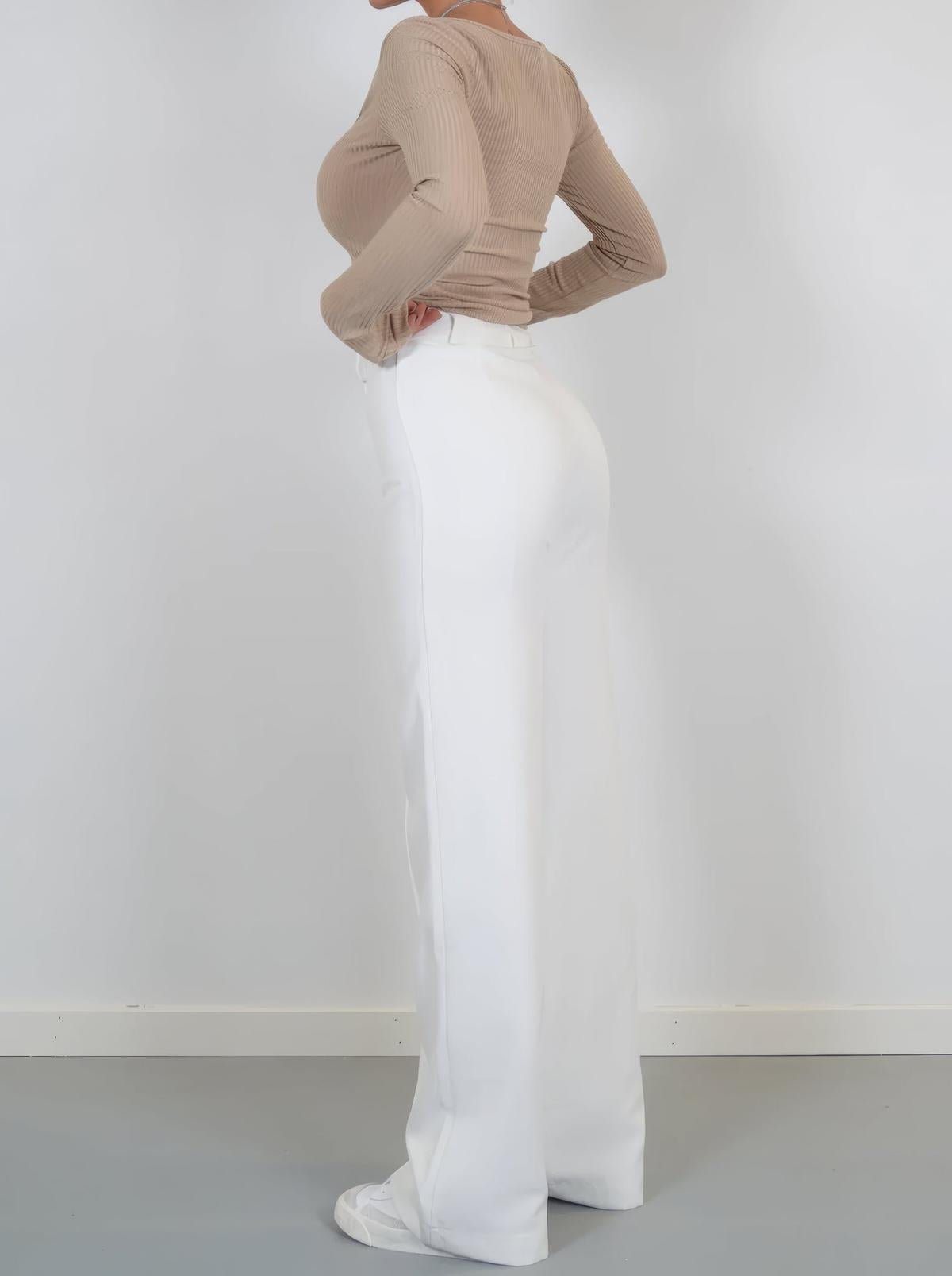 Wijde Pantalon Voor Vrouwen Stijlvolle En Comfortabele Casual Broek - Harlett