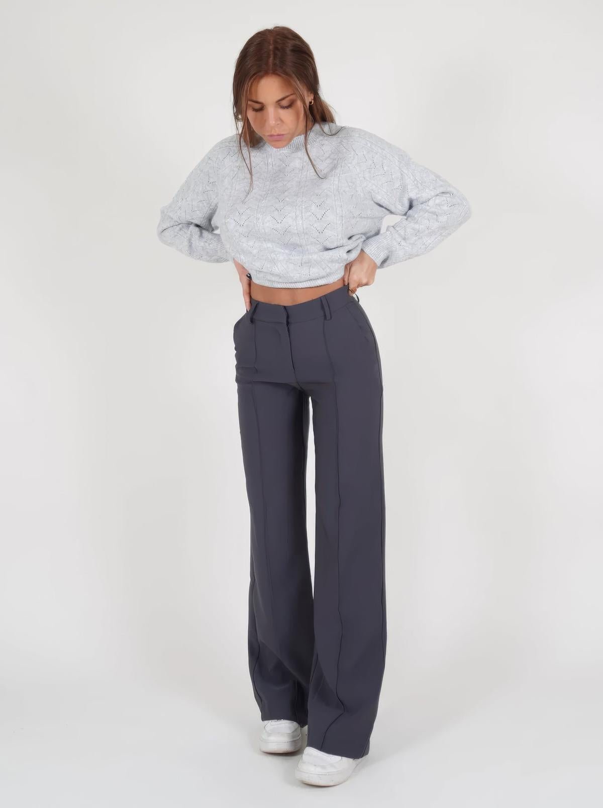 Wijde Pantalon Voor Vrouwen Stijlvolle En Comfortabele Casual Broek - Harlett