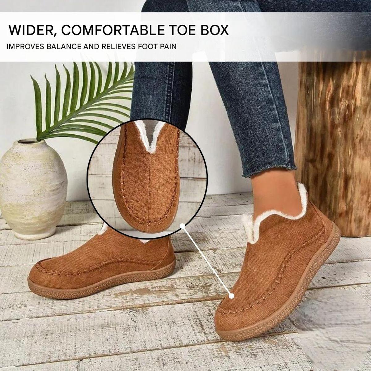 Winter Slippers Met Bont Voering En Antislipzool - Harlett