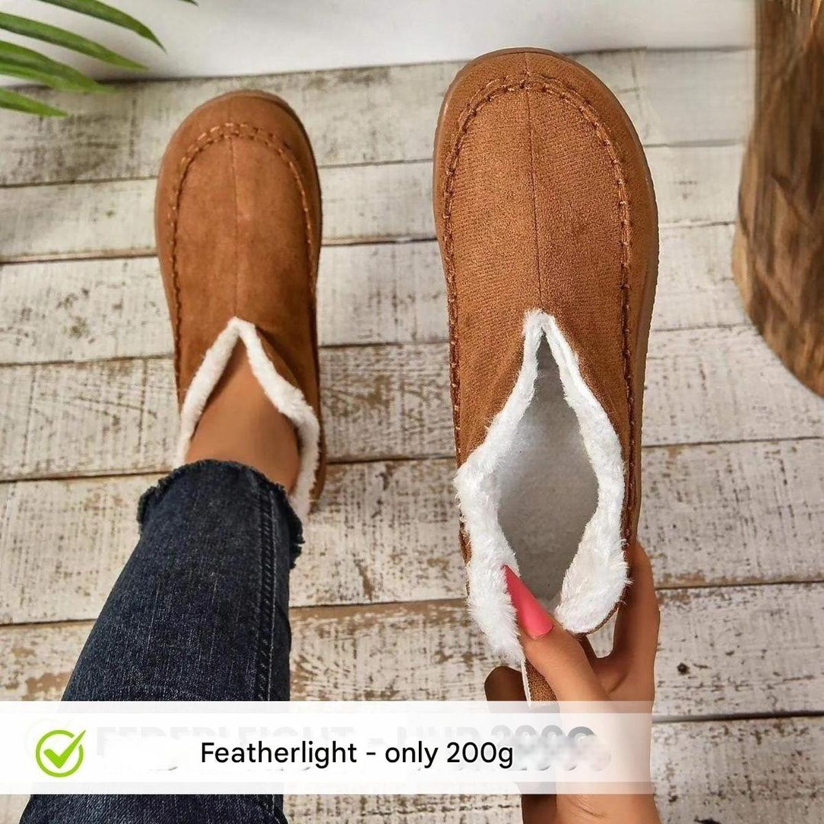 Winter Slippers Met Bont Voering En Antislipzool - Harlett