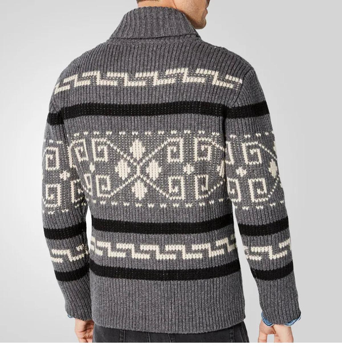 Wollen Gebreide Vest met Ritssluiting en Omgeslagen Kraag - Harlett